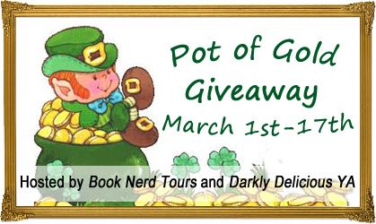 Enter the Pot of Gold giveaway and win an Amazon giftcard or a pre-loaded Kindle (includes The Scourge)!