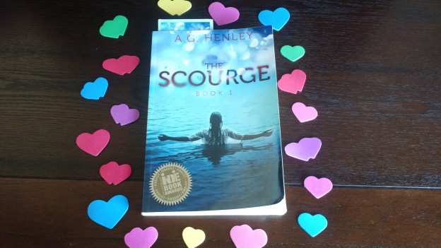 V-Day Instacontest! Follow me on Instagram for a chance to win a signed copy of The Scourge